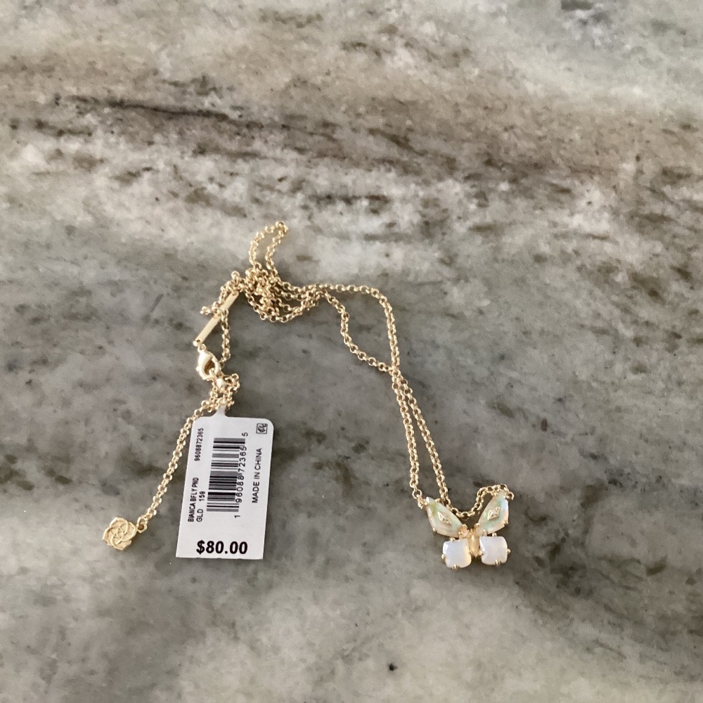 Kendra Scott butterfly necklace NWT.